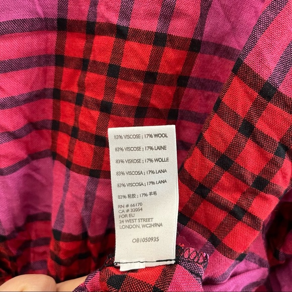 Free People Women's Pacific Dawn Drawstring Plaid Shirt - Picture 3 of 5